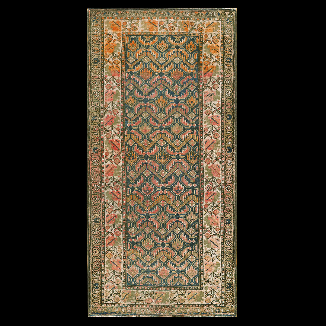 Antique Hamadan Rug - 5580 | Persian Informal 3' 0'' x 6' 1'' | Multi, Origin Persia, Circa: 1900